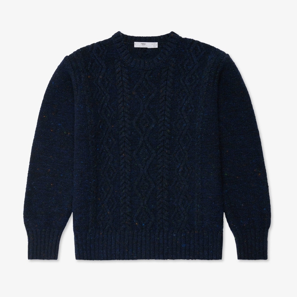 Inis Meain Cashmere Aran Sweater - Picture 8 of 9